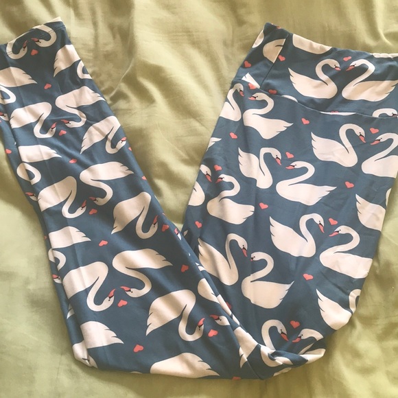 LuLaRoe Pants - Swan Lularoe Leggings NWT